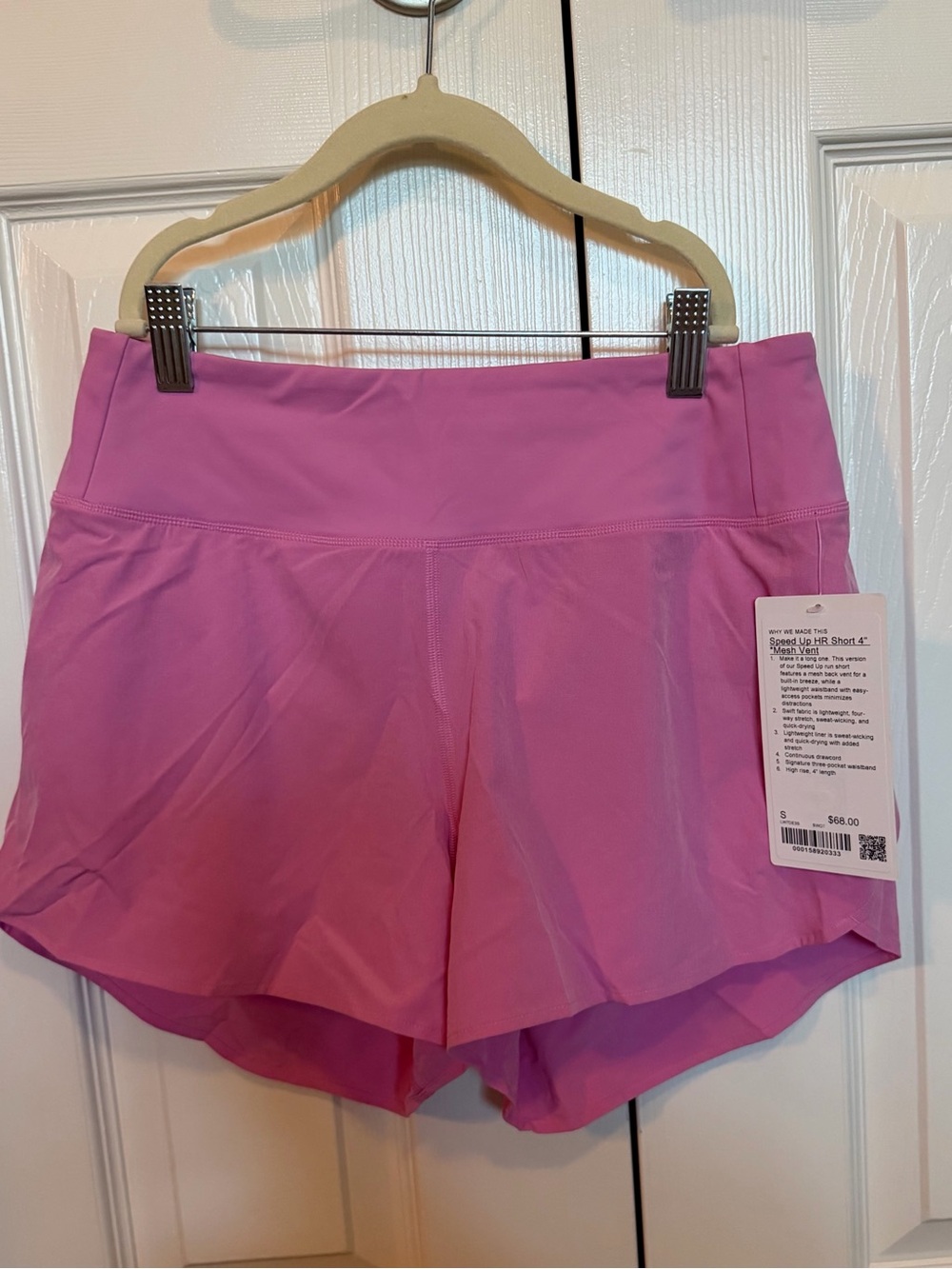 NEW Lululemon 4” shorts, size Small